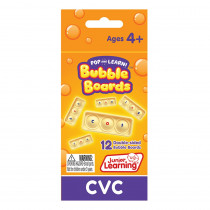 CVC Pop and Learn Bubble Boards - JRL682 | Junior Learning | Phonics