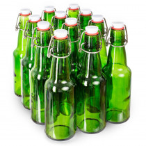 Green Grolsch Bottle, 330mL, 12-pack
