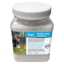 Body Fluid Solidfier, Light Weight Absorbent For Absorbing Body Fluids, 1L Jug - KD-9010 | Kore Design | Janitorial