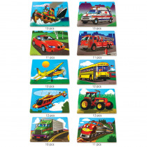 LCI1251 - Puzzle Set Favorite Vehicles in Wooden Puzzles