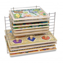 LCI1525 - Deluxe Wire Puzzle Rack in Wooden Puzzles