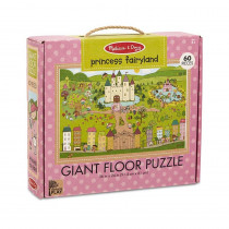 Natural Play Floor Puzzle: Princess Fairyland - LCI31372 | Melissa & Doug | Floor Puzzles