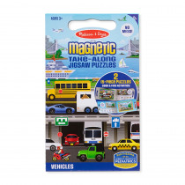 Take Along Magnetic Jigsaw Puzzles - Vehicles - LCI32830 | Melissa & Doug | Puzzles