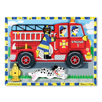 LCI3721 - Fire Truck Chunky Puzzle in Wooden Puzzles