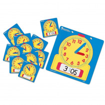 LER0572 - Write-On/Wipe-Off Clocks 10/Pk Student 4-1/2 Square in Time