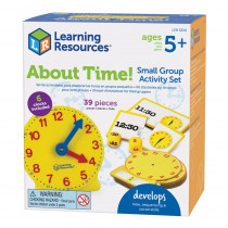 About Time! Small Group Activity Set - LER3214 | Learning Resources | Hands-On Activities