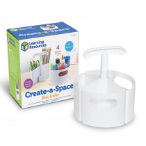 Create-A-Space Mini-Center White - LER3810W | Learning Resources | Desk Accessories