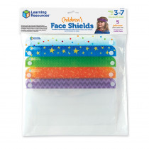 Children's Face Shields, Pack of 5 - LER4363 | Learning Resources | First Aid/Safety