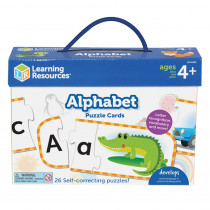 Alphabet Puzzle Cards - LER6089 | Learning Resources | Language Arts