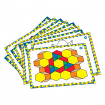 Pattern Block Design Card Set - LER6133 | Learning Resources | Patterning
