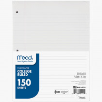 MEA15111 - Notebook Paper College Ruled 150Ct in Loose Leaf Paper