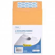 MEA76078 - Mead Press It Seal It 6Ct 6 X 9 Envelopes in Envelopes