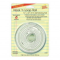 Hook 'n Loop, 3/4" x 60" Roll - MIL3258W | Miller Studio | Velcro