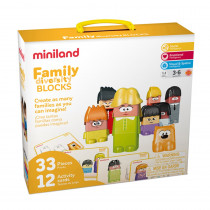 Family Diversity Blocks - MLE32365 | Miniland Educational Corporation | Blocks & Construction Play