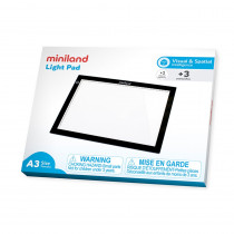 Portable Light Pad 21'' (A3 Size) - MLE95101 | Miniland Educational Corporation | Games & Activities