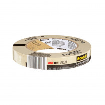 Contractor Grade Masking Tape, 0.70 in x 60.1 yd (18mm x 55m), 1 Roll - MMM202018AP | 3M Company | Tape & Tape Dispensers