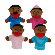 MTB360 - Family Bigmouth Puppets African American Family Of 4 in Puppets & Puppet Theaters