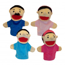 MTB370 - Family Bigmouth Puppets Hispanic Family Of 4 in Puppets & Puppet Theaters