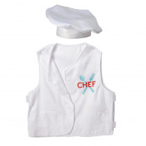 Chef Toddler Dress-Up, Vest & Hat - MTC610 | Marvel Education Company | Role Play