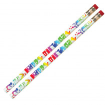 MUS1361D - Happy Birthday Fiesta 12Pk Pencil in Pencils & Accessories