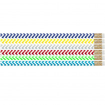 MUS2540D - Chevron Chic Pencil Pack Of 12 in Pencils & Accessories