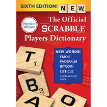 The Official SCRABBLE Players Dictionary, 6th Ed. Hardcover - MW-4226 | Merriam - Webster  Inc. | Reference Books