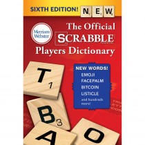 The Official SCRABBLE Players Dictionary, 6th Ed. Trade Paperback - MW-6770 | Merriam - Webster  Inc. | Reference Books