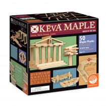 Maple Plank Set, 50 Plank Set - MWA66001 | Mindware | Blocks & Construction Play