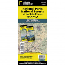 National Parks & National Forest of the US, Map Pack Bundle - NGMDM01021301B | National Geographic Maps | Maps & Map Skills