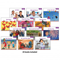 Decodable Readers Grade K Consonants and Short Vowels (u, e), 20 Books - NL-6832 | Newmark Learning | Learn to Read Readers