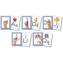 NST9082 - Resource Bundles American Sign Language Alphabet Cards in Language Skills