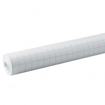 Grid Paper Roll, White, 1" Quadrille Ruled 34" x 200', 1 Roll - PAC0077810 | Dixon Ticonderoga Co - Pacon | Bulletin Board & Kraft Rolls