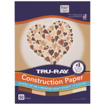 Construction Paper, Shades of Me Assortment, 9" x 12", 50 Sheets - PAC102949 | Dixon Ticonderoga Co - Pacon | Construction Paper