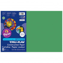PAC102961 - Tru Ray 12 X 18 Holiday Green 50Sht Construction Paper in Construction Paper