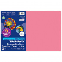 PAC103045 - Tru Ray 12 X 18 Shocking Pink 50Sht Construction Paper in Construction Paper