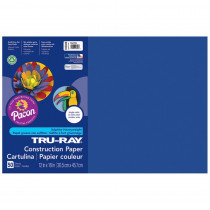 PAC103049 - Tru Ray 12 X 18 Royal Blue 50 Sht Construction Paper in Construction Paper