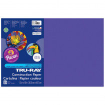 PAC103051 - Tru Ray 12 X 18 Purple 50 Sht Construction Paper in Construction Paper