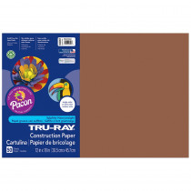 PAC103057 - Tru Ray 12 X 18 Brown 50 Sht Construction Paper in Construction Paper