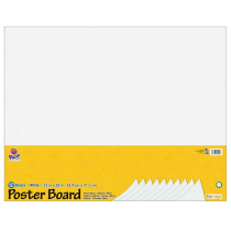 PAC5420 - White Poster Board 22X28 10 Sheets in Poster Board