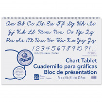 PAC74520 - Chart Tablet 24X16 Unruled 25 Ct in Chart Tablets