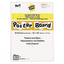 PAC76510 - Super Value Poster Board All White in Poster Board