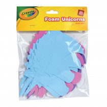 Foam Unicorn, Assorted Colors, 6", 20 Pieces - PACAC4429CRA | Dixon Ticonderoga Co - Pacon | Art & Craft Kits