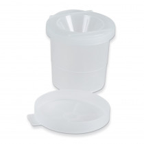 No Spill Paint Cups, Round, Translucent Lid, 3" Dia., 10 Cups - PACAC5101 | Dixon Ticonderoga Co - Pacon | Containers