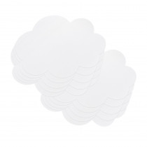 Self-Stick Dry Erase Clouds, White, 7" x 10", 10 Count - PACAC9014 | Dixon Ticonderoga Co - Pacon | Dry Erase Sheets