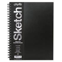 Poly Cover Sketch Book, Heavyweight, 12" x 9", 75 Sheets - PACCAR37088 | Dixon Ticonderoga Co - Pacon | Drawing Paper
