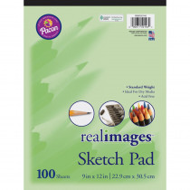 Sketch Pad, Standard Weight, 9" x 12", 100 Sheets - PACMMK50146 | Dixon Ticonderoga Co - Pacon | Drawing Paper