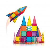 Rocket Set Magnetic Building Blocks, 36-Piece Set - PCTPT36B | Laltitude-Picasso Tiles | Blocks & Construction Play