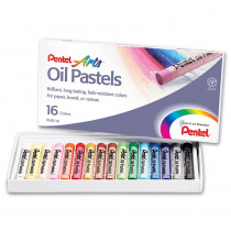 PENPHN16 - Pentel Oil Pastels 16 Ct in Pastels