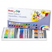 PENWFRS24 - 24 Color Pentel Arts Watercolor Set in Paint