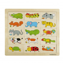 Match & Mix Animals Puzzle - PLWB11006 | Playwell Enterprise Ltd | Hands-On Activities